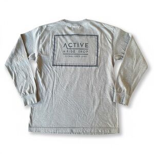 Active USA Gray Long Sleeve Tee